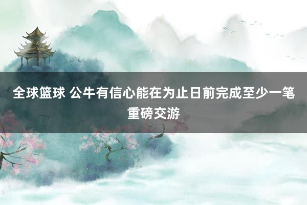 全球篮球 公牛有信心能在为止日前完成至少一笔重磅交游